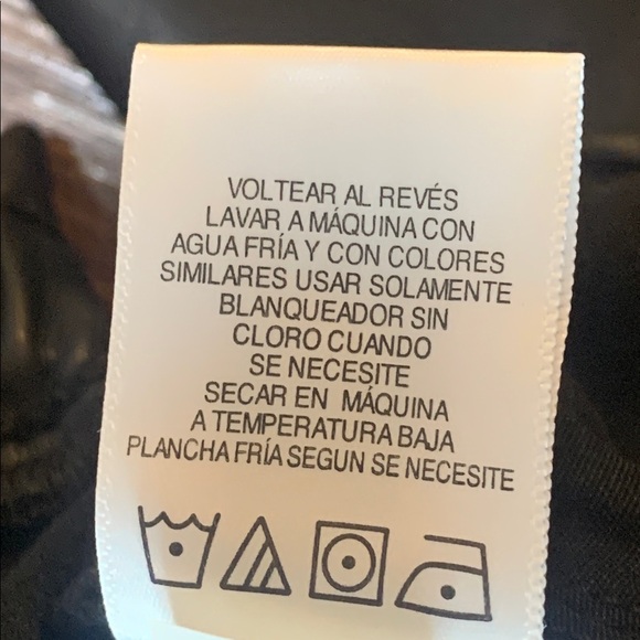 Jordache Girls Vegan Leather Pants Black Straight Leg Elastic Waist Sz 14 NWT - Picture 10 of 12